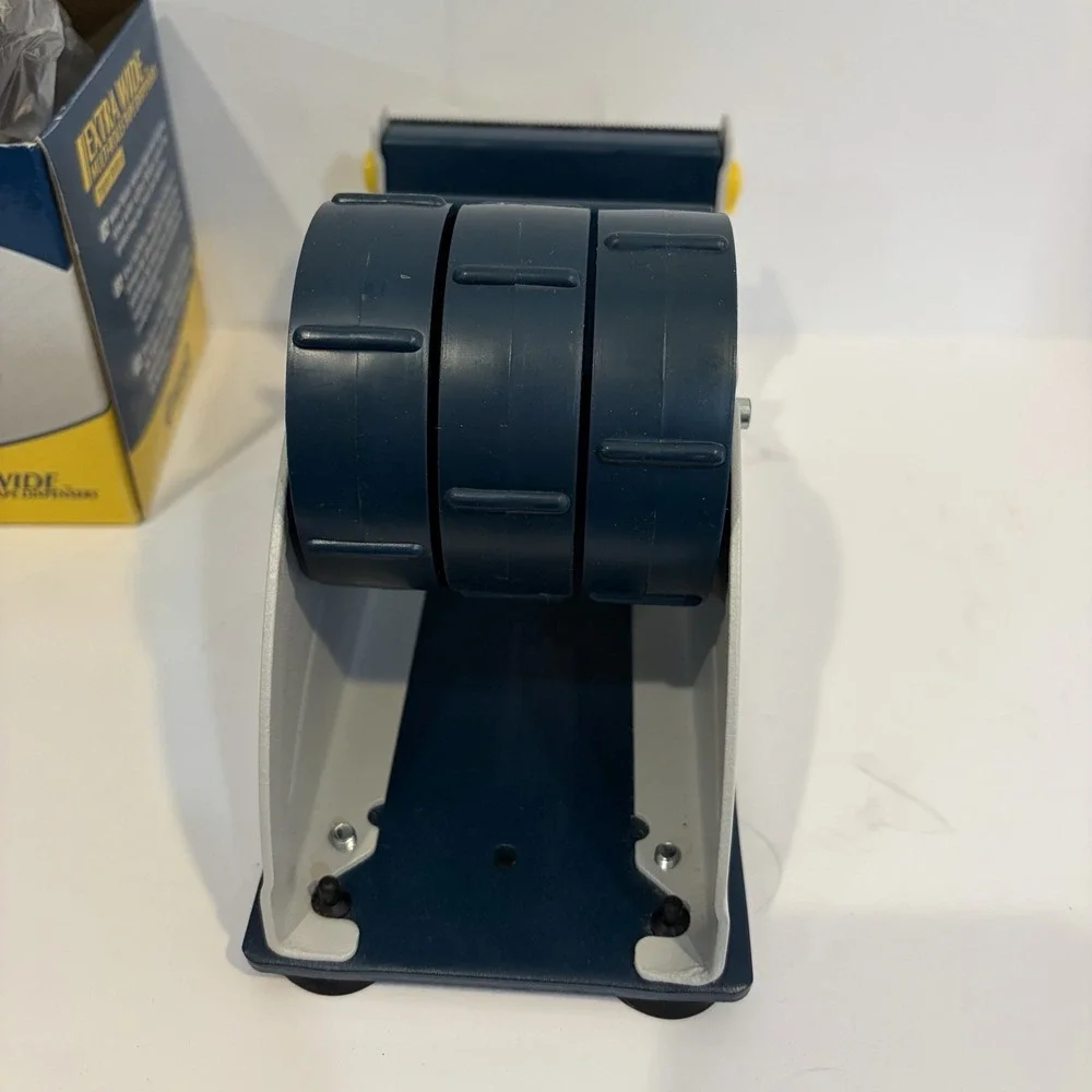 Excell ET-13371 Steel Desktop Tape Dispenser 3 in. width Suction Bottom